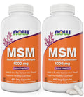 MSM 1000mg 400 Veg Capsules Pack of 2 U421