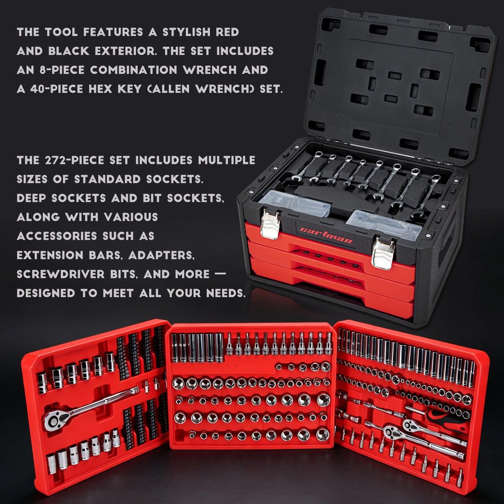 320-Piece Mechanic Tool Kit Set M873