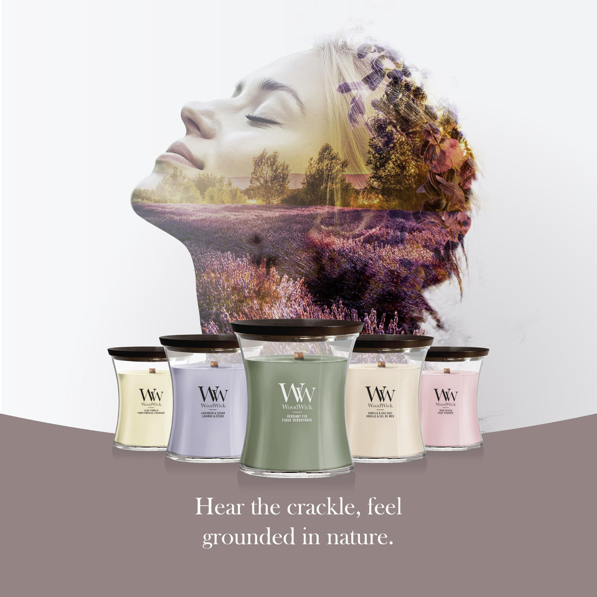Large Scented Candle with Crackling Wick I149