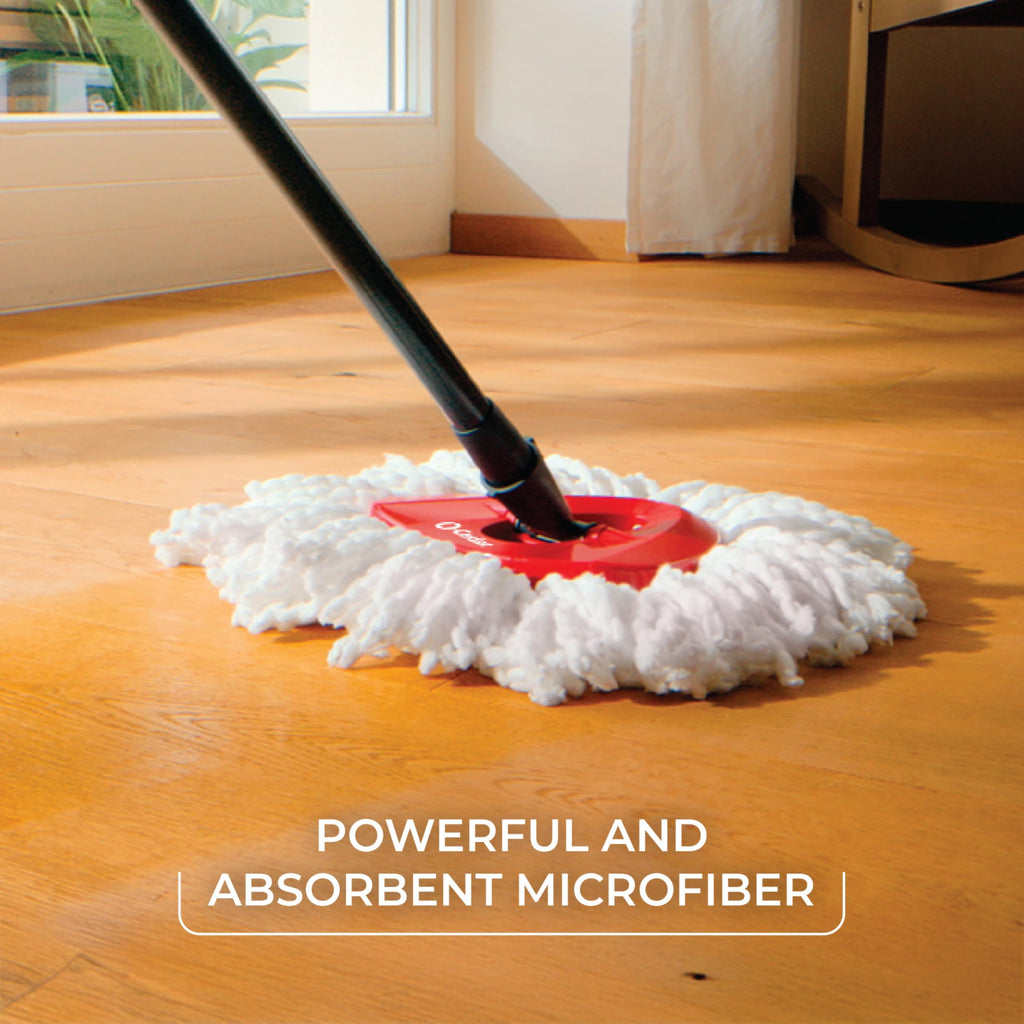 Microfiber Spin Mop Bucket Floor Cleaning System E34803