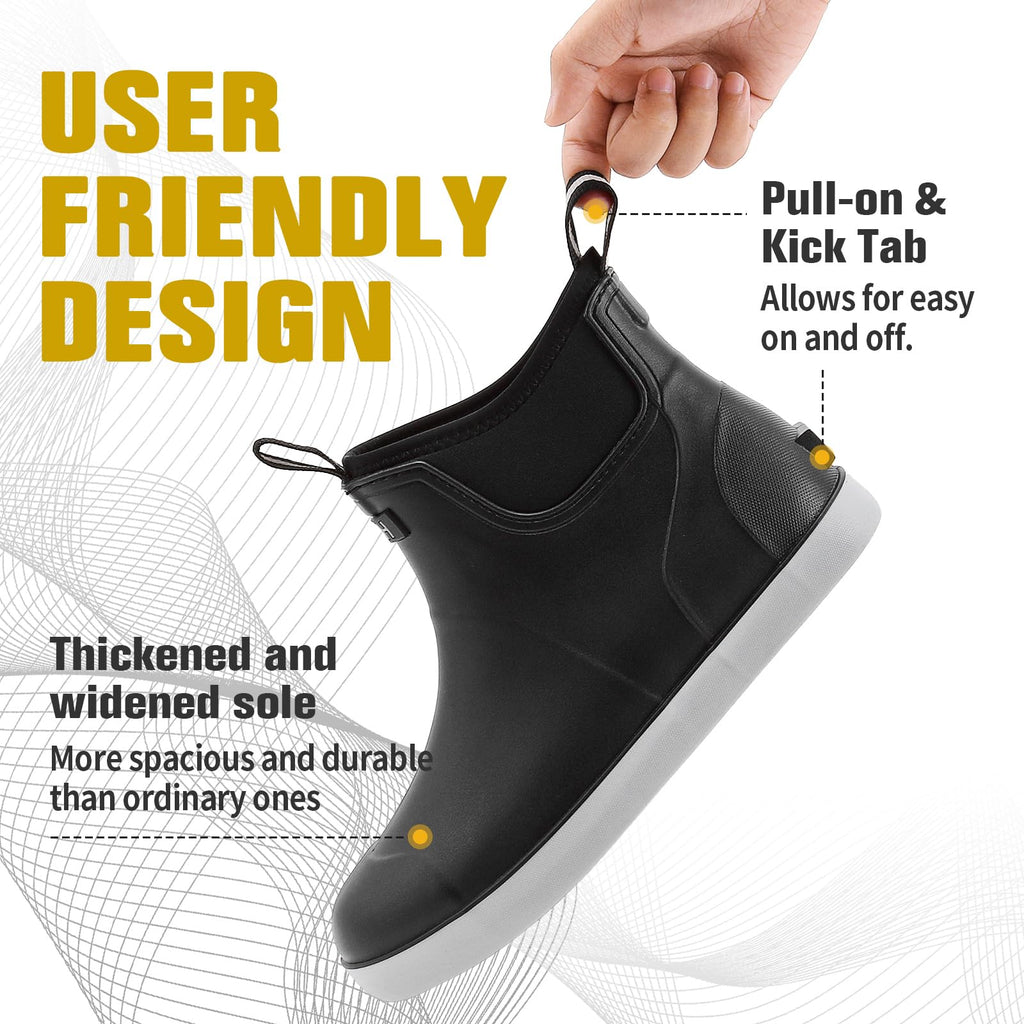 Waterproof Non-Slip Ankle Deck Boots S986148