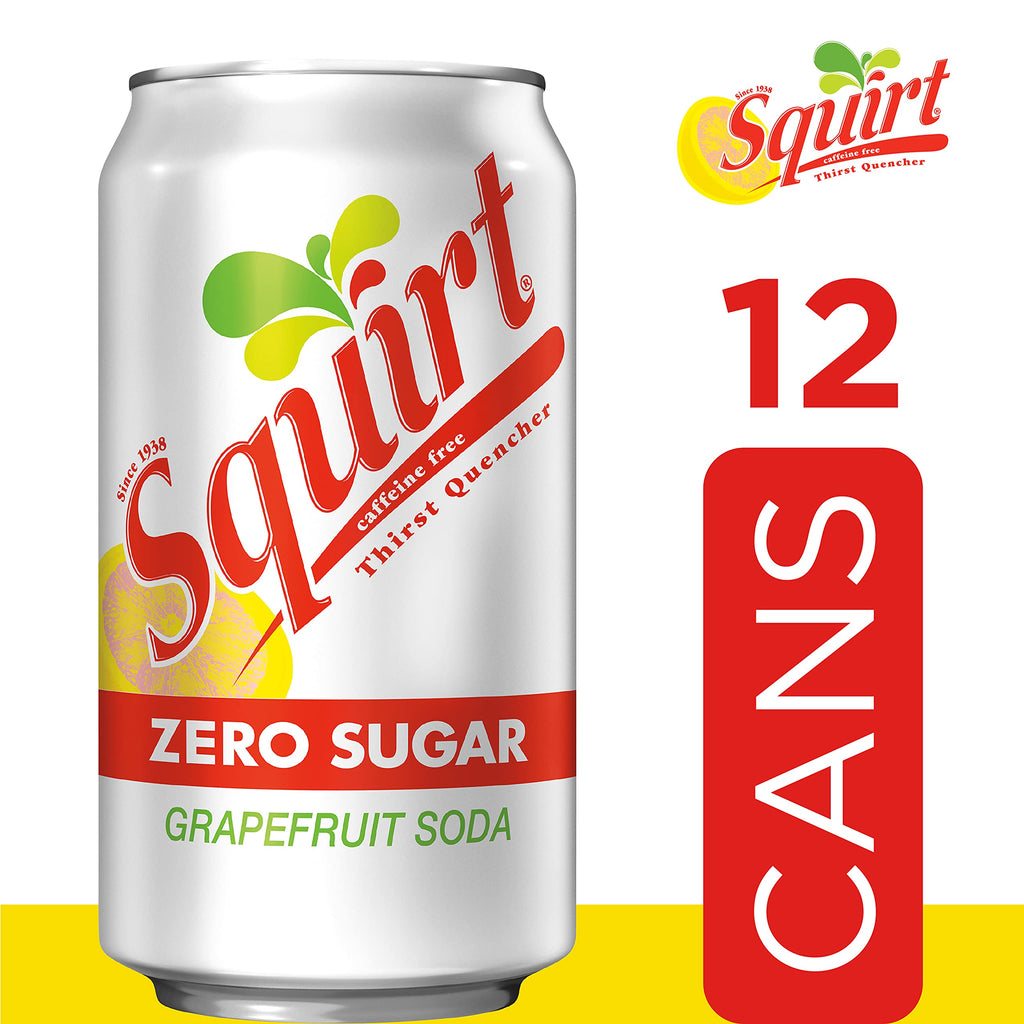 Zero Sugar Grapefruit Soda, 12 fl oz cans, 12 pack T155189