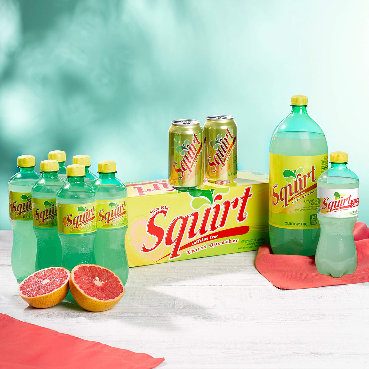 Zero Sugar Grapefruit Soda, 12 fl oz cans, 12 pack T155189