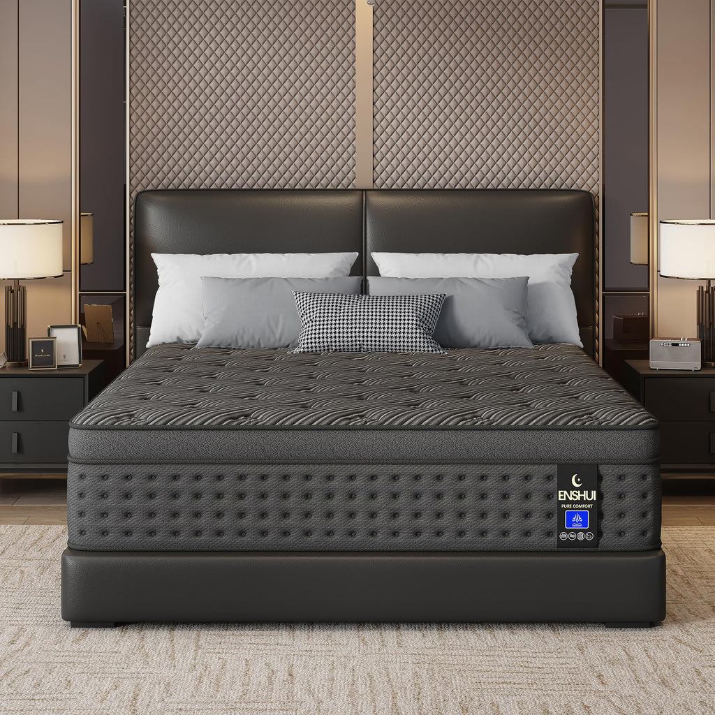 14 Inch Medium Firm Full Pocket Spring Hybrid Mattress Q5099