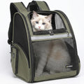 Cat Backpack Carrier Collapsible with Ventilated Mesh Q7346