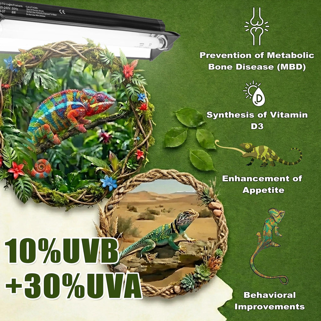 22.6" 14W 5.0 UVB Reptile Light Kit A920