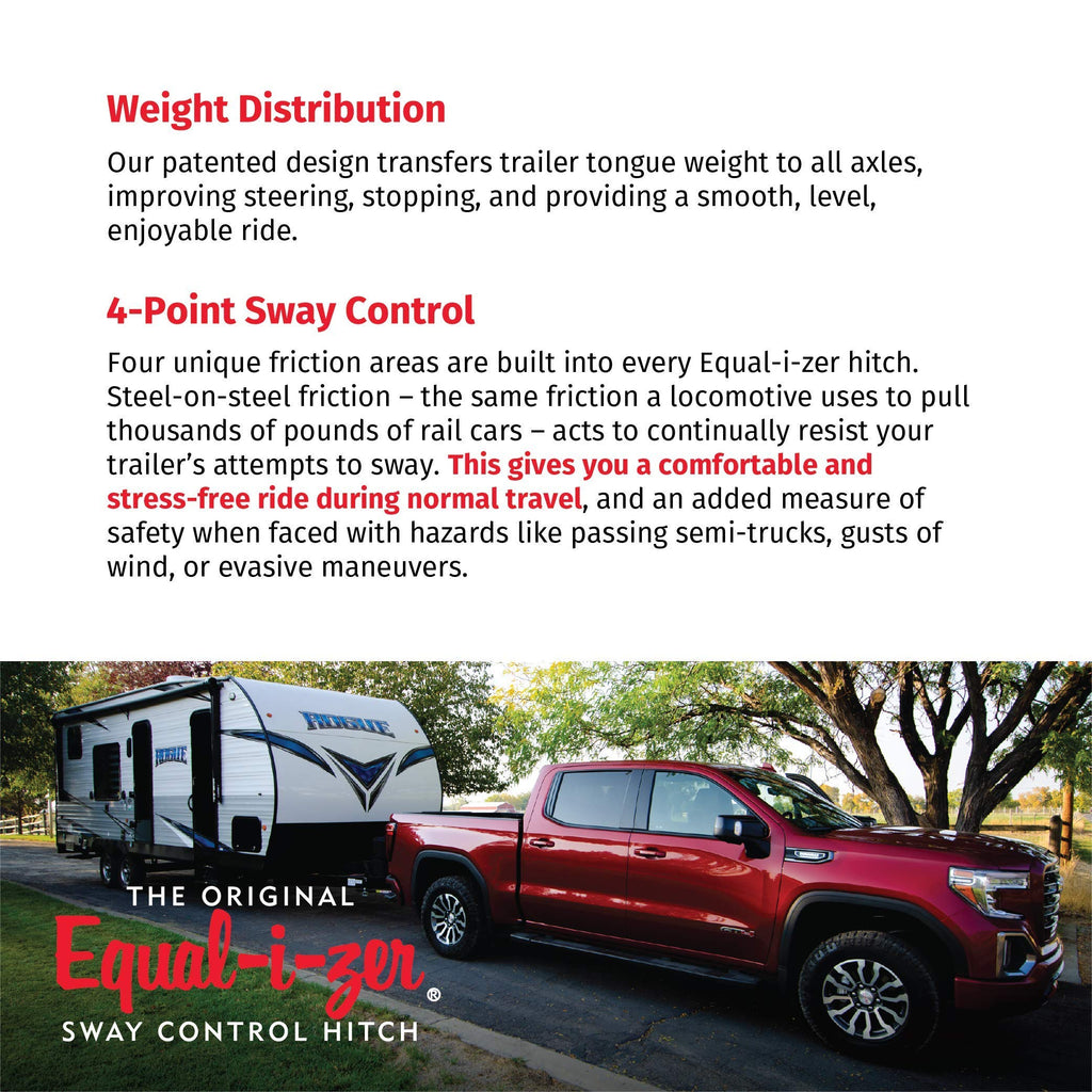 4-point Sway Control Hitch, 10,000 Lbs Trailer Weight Rating W874501