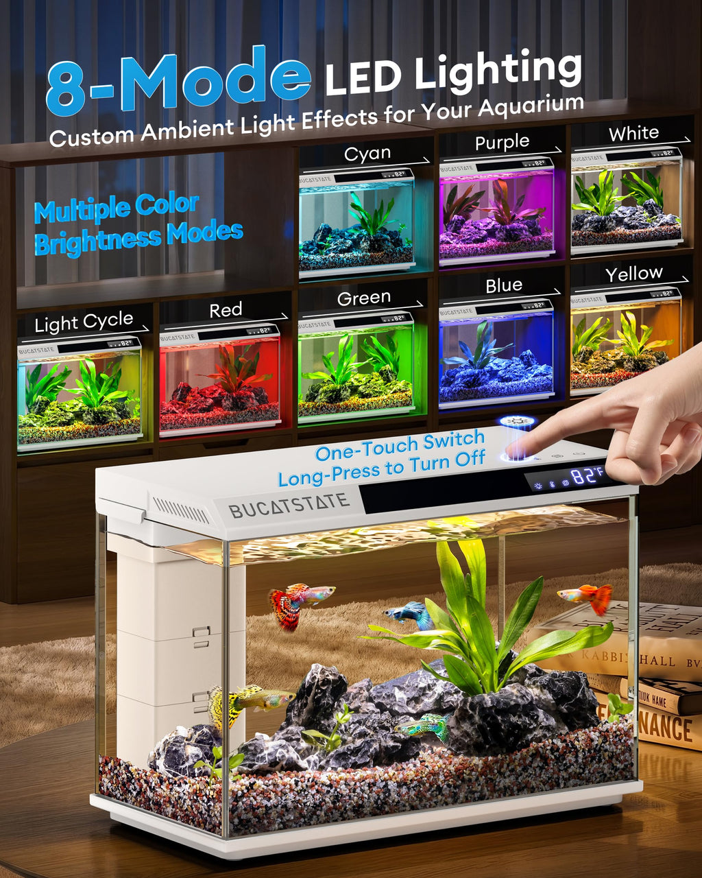 2.6 Gallon Small Fish Tank U68706